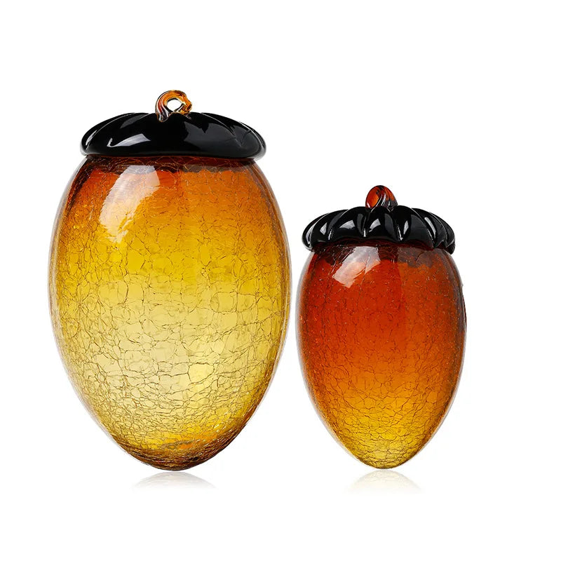 DecorBites™ Glass Hazelnut Pinecone Ornament Home Decor