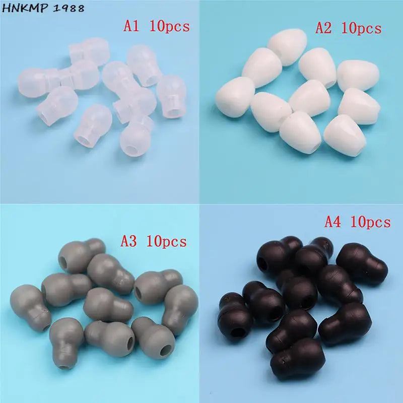 Comfortable Stethoscope Earplugs | Soft Silicone Eartips 10-Pack for Noise Isolation