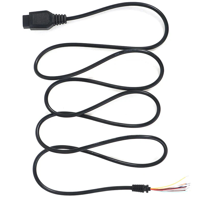 9 Pin 1.5M Extension Cable for Sega Genesis 2 MD2 Controller | Gamepad Cord