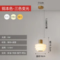 DecorBites™ Acrylic LED Hanging Lamp for Minimalist Bedroom Decor