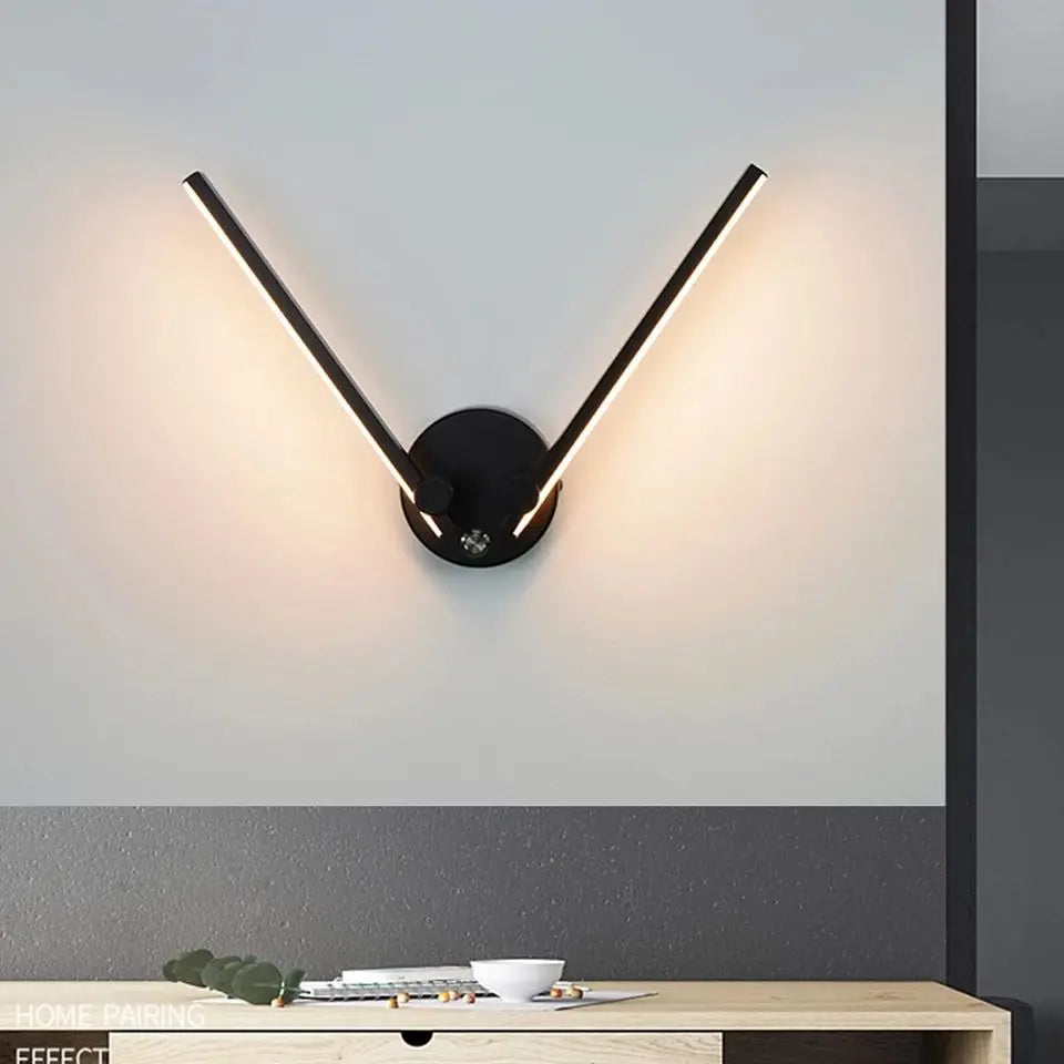 DecorBites™ Double Arm Adjustable LED Wall Light for Living Room and Bedroom
