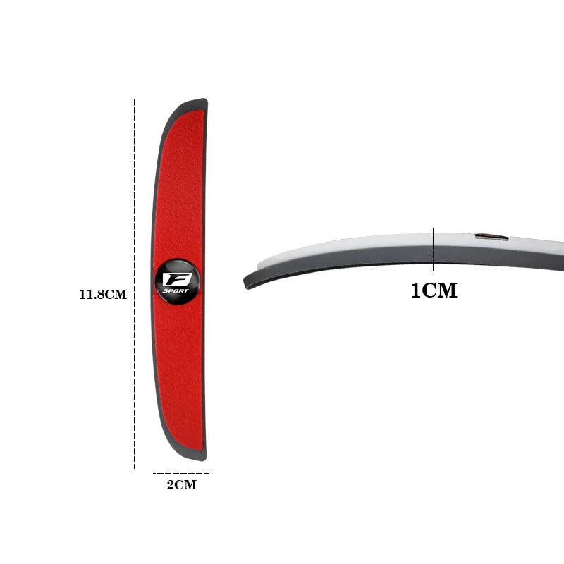 4Pcs Silicone Car Door Edge Protector Strips | Anti-Collision Pad for Lexus Models
