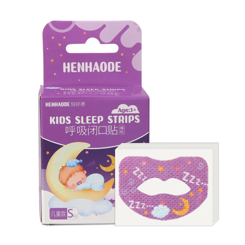 30 Pieces Breathing Correction Patch | Cartoon Anti-Snoring Stickers for Kids and Adults
