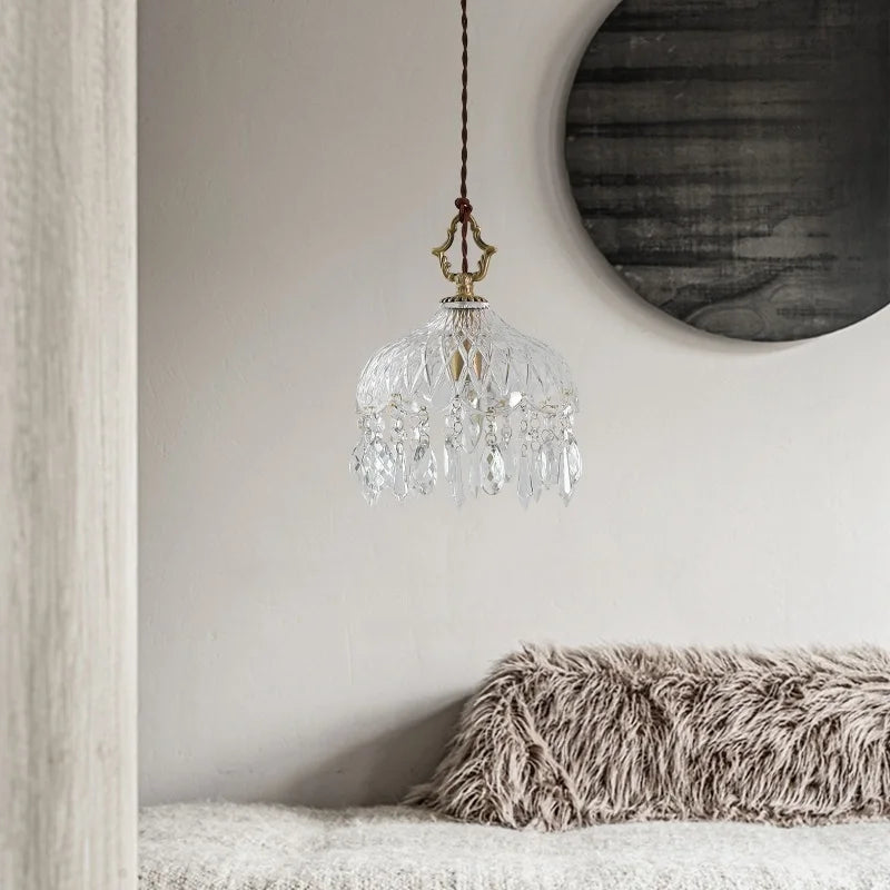 DecorBites™ Crystal LED Ceiling Light - Modern Style for Bedroom, Living, Dining Room