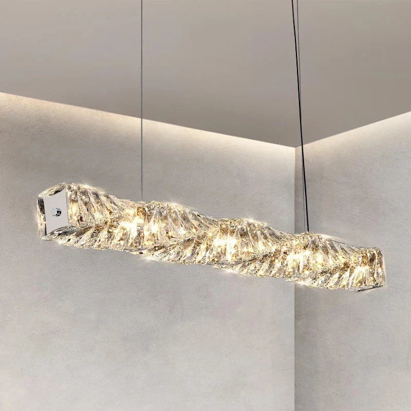 DecorBites™ Elegant Crystal Pendant Chandelier for Modern Dining Rooms