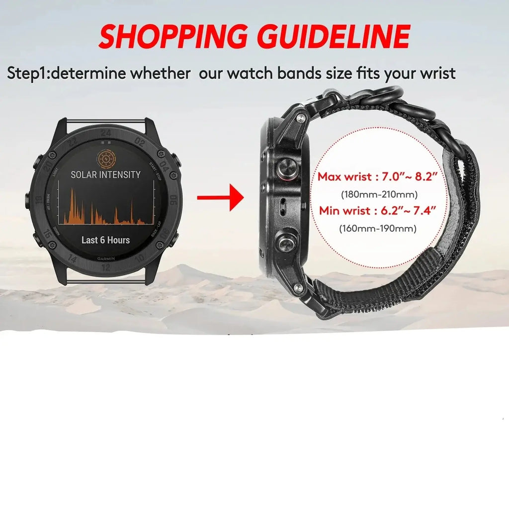 Genuine Leather Garmin Watch Strap - QuickFit Stylish Band