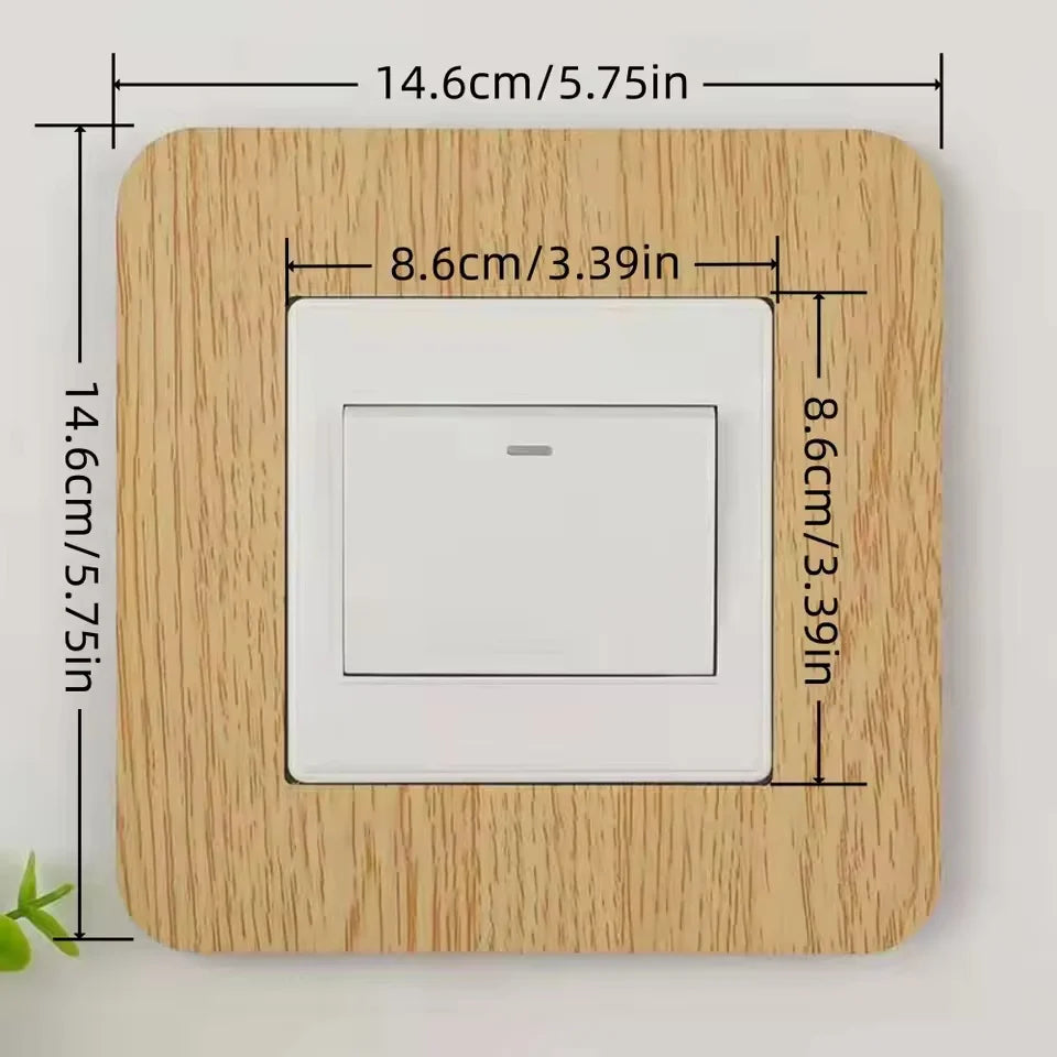 1pc Simple Anti-Dirty Switch Protective Cover | Non-Adhesive Dustproof Outlet Wall Sticker