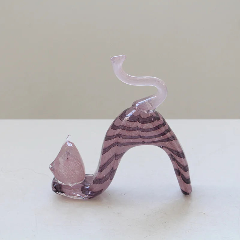 DecorBites™ Crystal Cat Figurine | Decorative Kitten Statue for Home Decoration