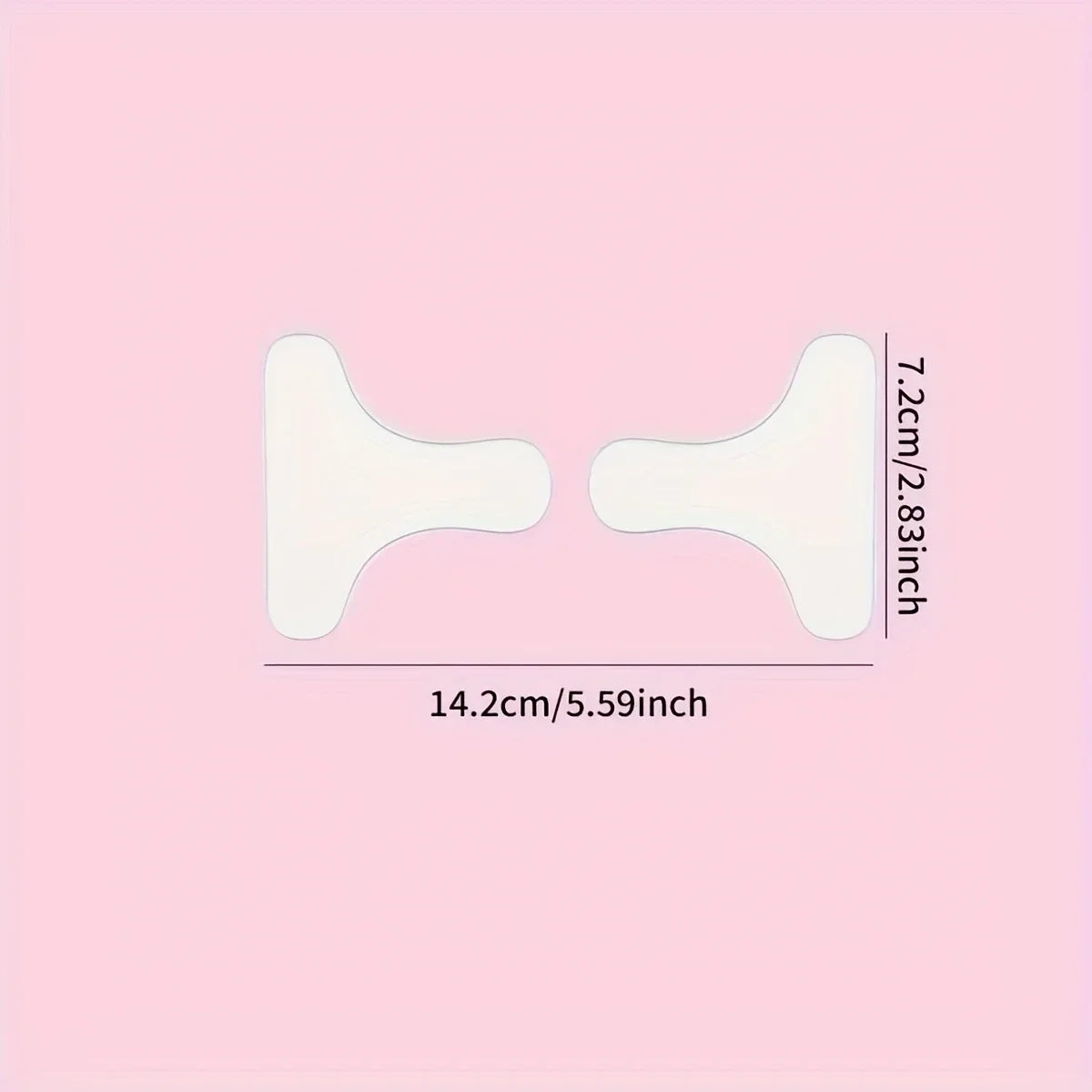 Silicone T-Shaped Eye Patch | Overnight Facial Skincare Tool