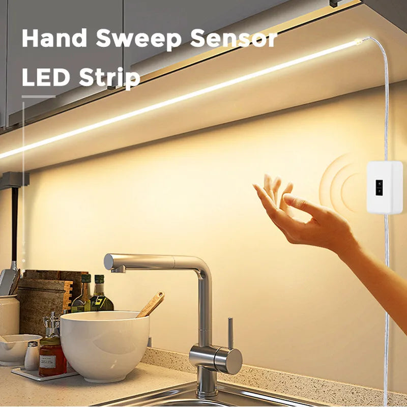 DecorBites™ COB LED Night Light Bar with Hand Sweep Sensor for Room Decor