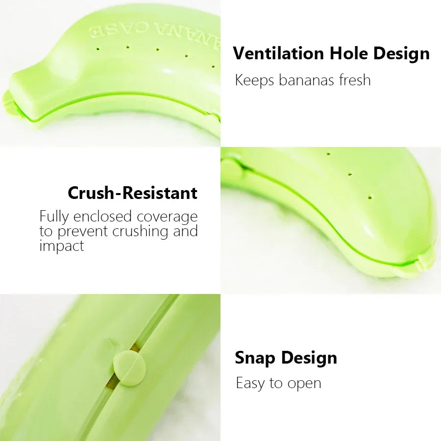 Banana Storage Box for Outdoor Travel | Cute Protective Container