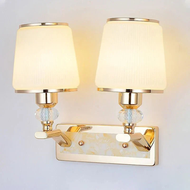 DecorBites™ Crystal Bedside Wall Sconce - Modern Minimalist LED Wall Light Fixtures
