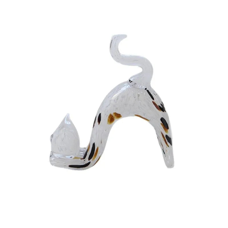 DecorBites™ Crystal Cat Figurine | Decorative Kitten Statue for Home Decoration