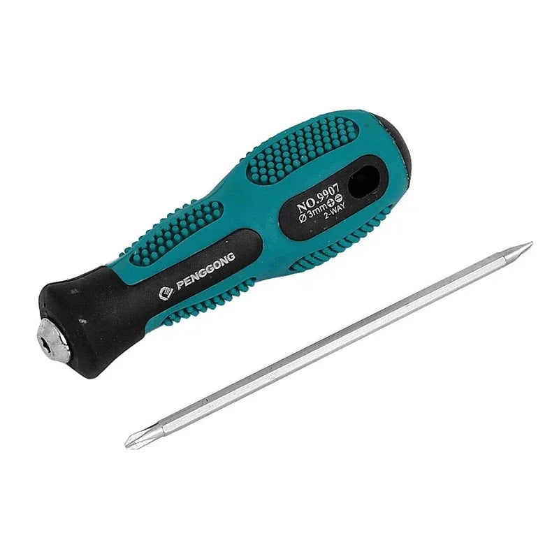 Dual-use Slotted Cross Screwdriver Handle | 3x75mm Bolt Driver Set