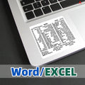 Windows PC Keyboard Shortcut Sticker | Reference Guide for Laptop Desktop
