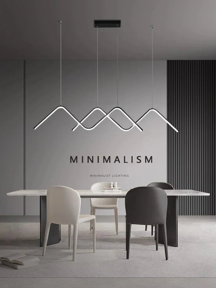 DecorBites™ Geometric LED Pendant Lights Modern Minimalist Chandelier Lighting