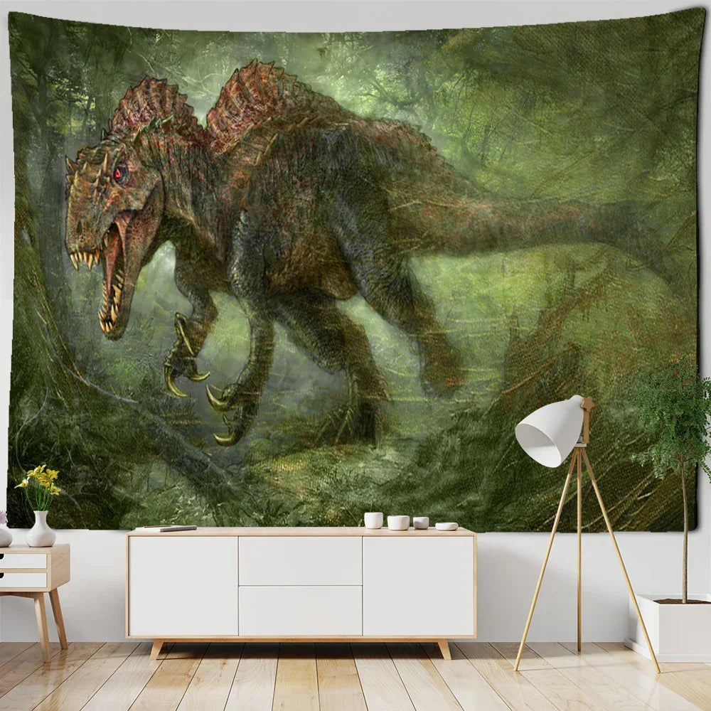 DecorBites™ Cute Skeleton Tapestry: Psychedelic Boho Wall Hanging for Retro Room Decor