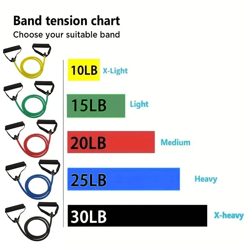 Resistance Bands with Handles | Exercise Bands for Home Strength Training