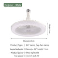 DecorBites™ 2-in-1 Ceiling Fan with Remote Control, Silent Operation, E27 Lighting, Home Décor