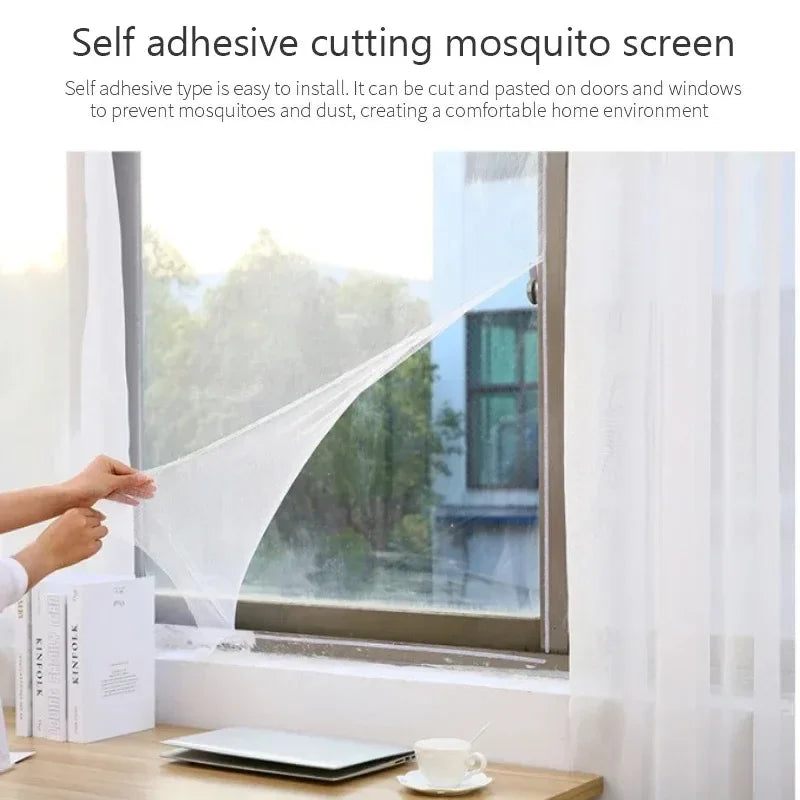 Self-Adhesive No-Drill Mosquito Net for Windows | DIY Insect Screen