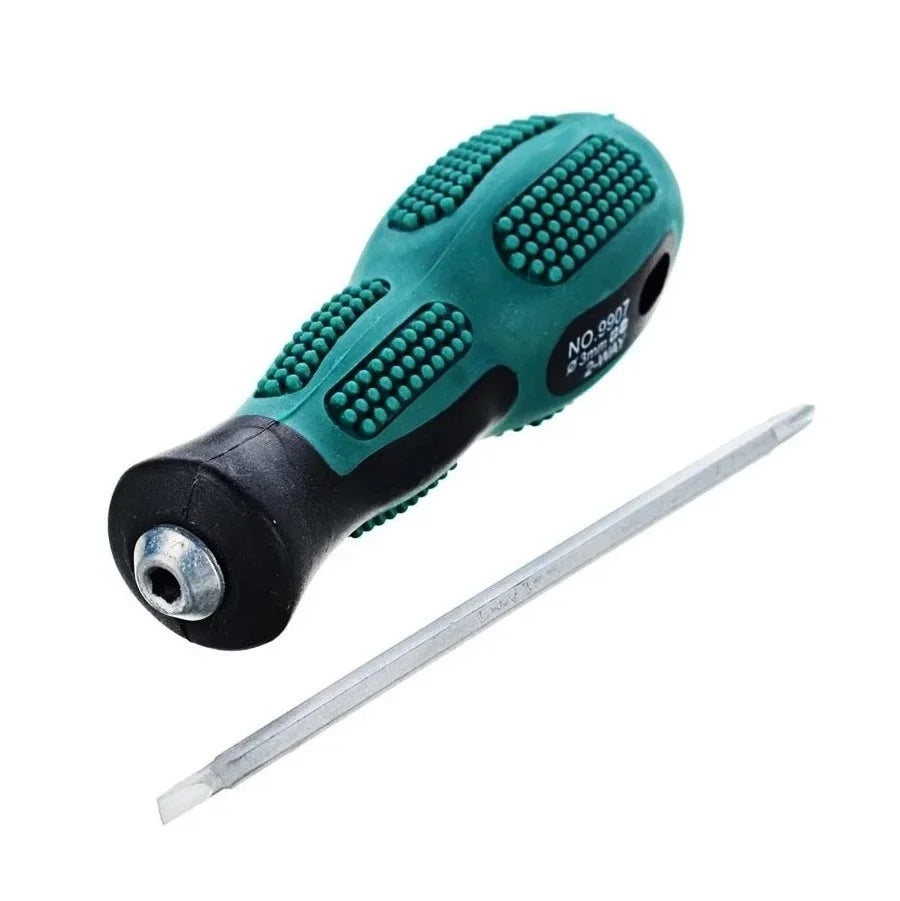 Dual-use Slotted Cross Screwdriver Handle | 3x75mm Bolt Driver Set