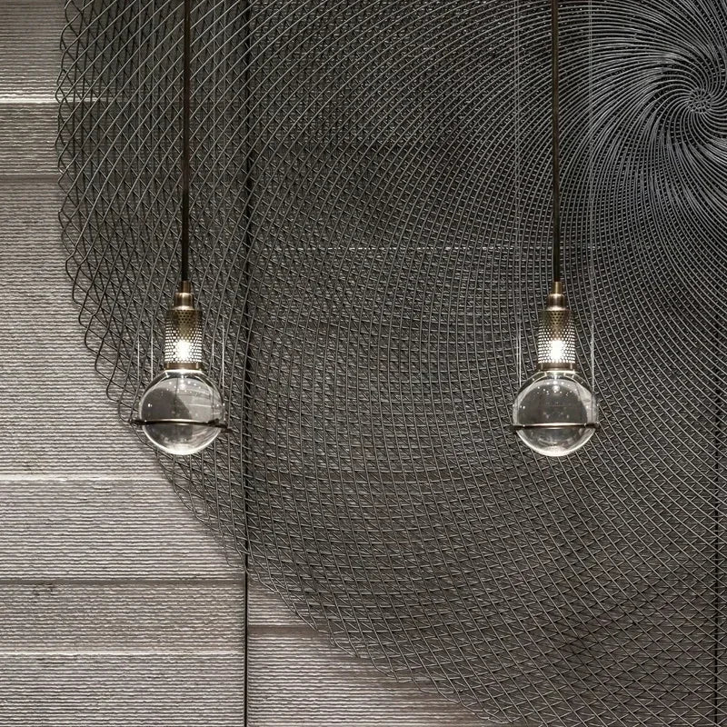 DecorBites™ Crystal Ball LED Pendant Light for Dining Restaurant & Bedroom