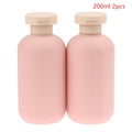 2Pcs Empty Plastic Pump Lotion Bottles | Travel Size Refillable Containers