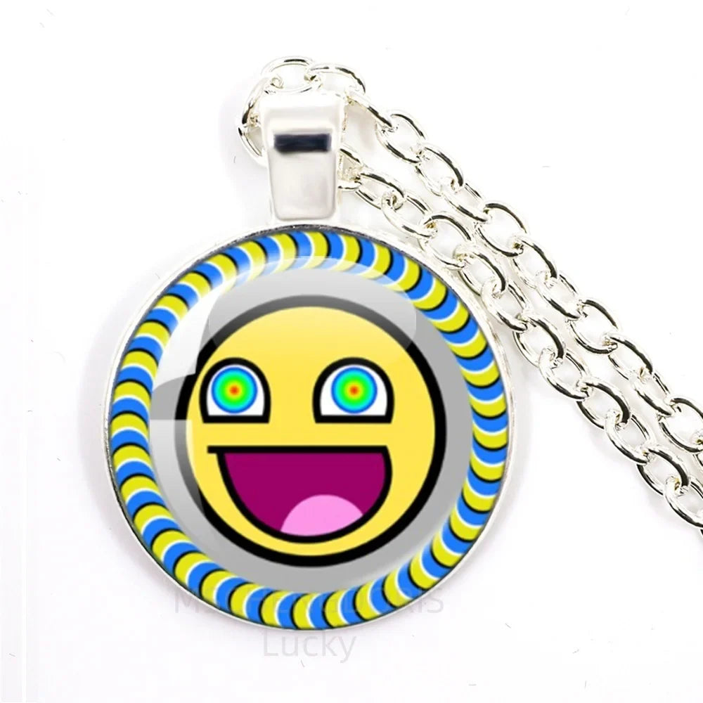Funny Meme Cartoon Pendant Necklace | Unisex Fashion Jewelry Gift