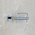 DecorBites™ Euro Silver Bathroom Paper Holder in Chrome Finish(Bit shorter version)