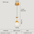 DecorBites™ Crystal LED Chandelier for Dining Room Decor & Kitchen Island Lighting