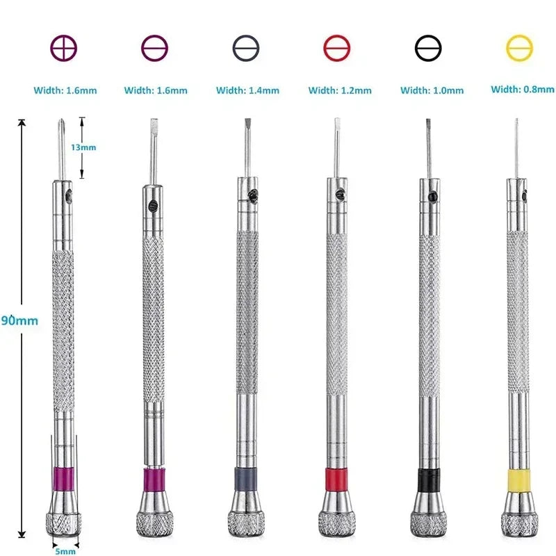 Mini Screwdriver Set for Watch Repair | 5-Piece Precision Tool Kit
