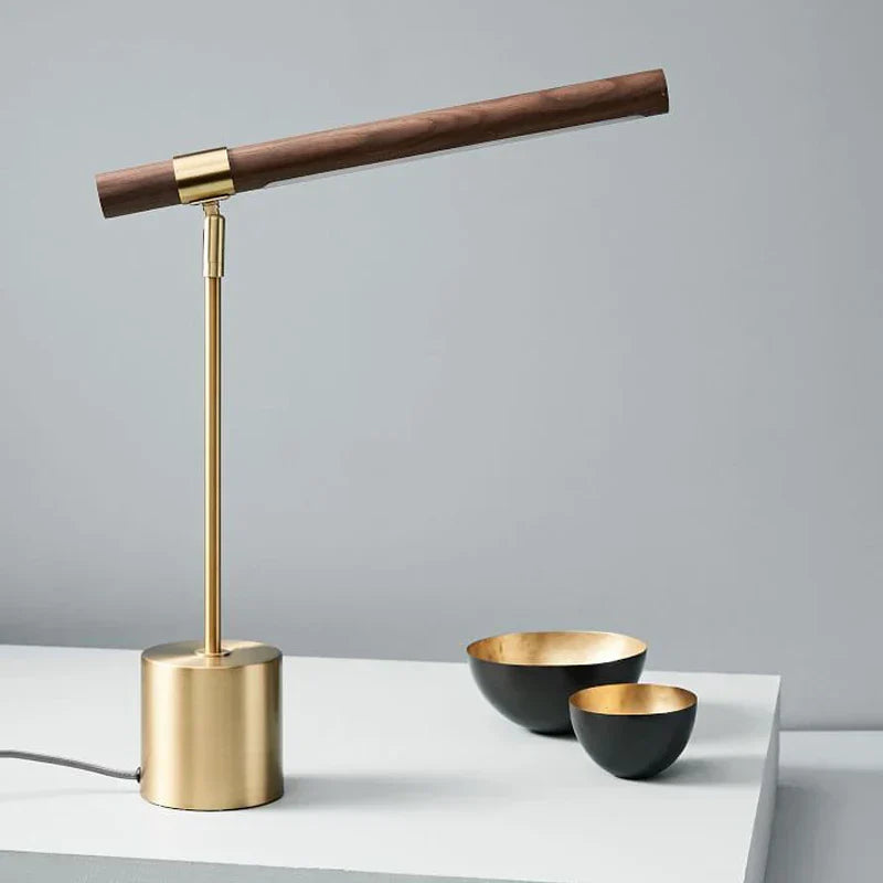 DecorBites™ Linear Wood LED Floor Lamp | Modern Minimalist Designer Vertical Loft Floor Light