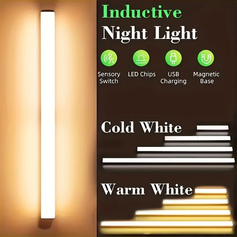 Rechargeable Sensor Night Light | 4 Sizes, 3 Color Modes, Magnetic & No Drill