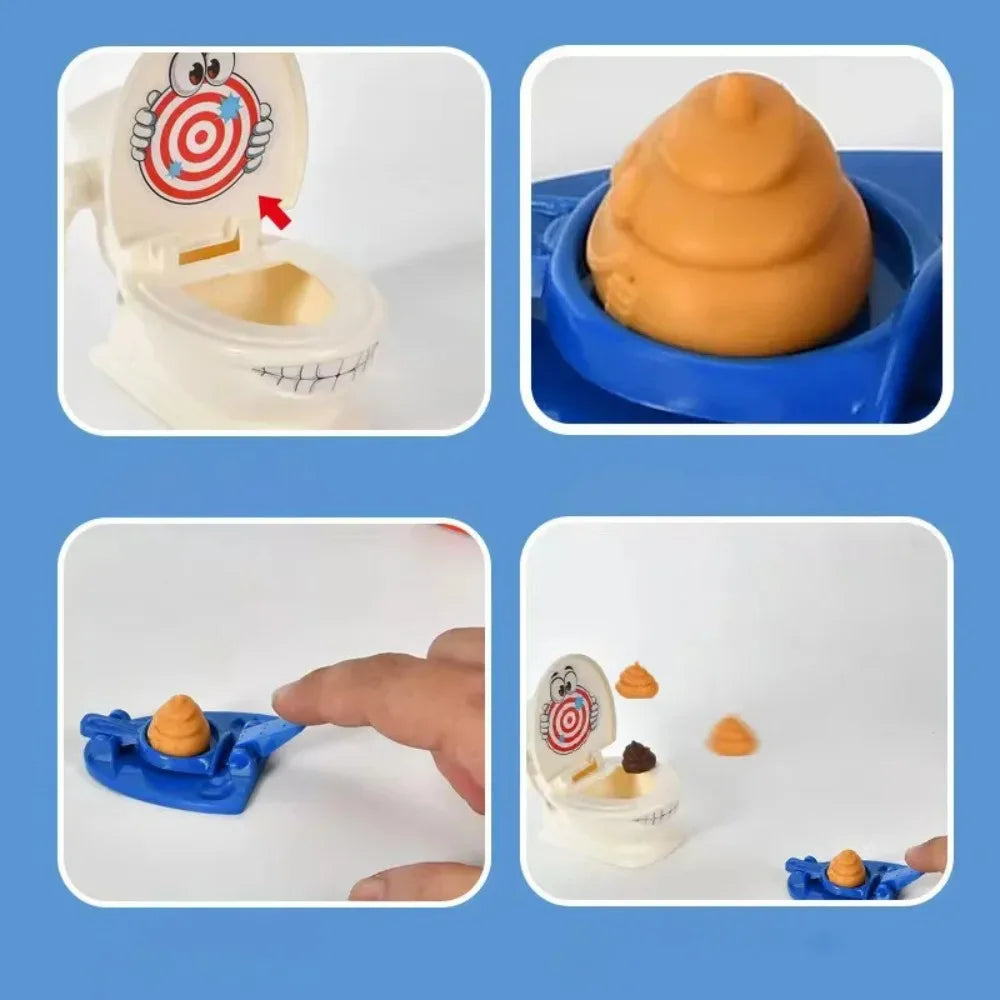 Ejection Toilet Battle Game | Interactive Poop Toy for Kids