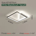 DecorBites™ Geometric LED Ceiling Lamp | Modern Nordic Bedroom Study Light