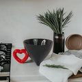 DecorBites™ Heart Shape Ceramic Coffee Mug Teacup Fruit Juice Container - Set of 2