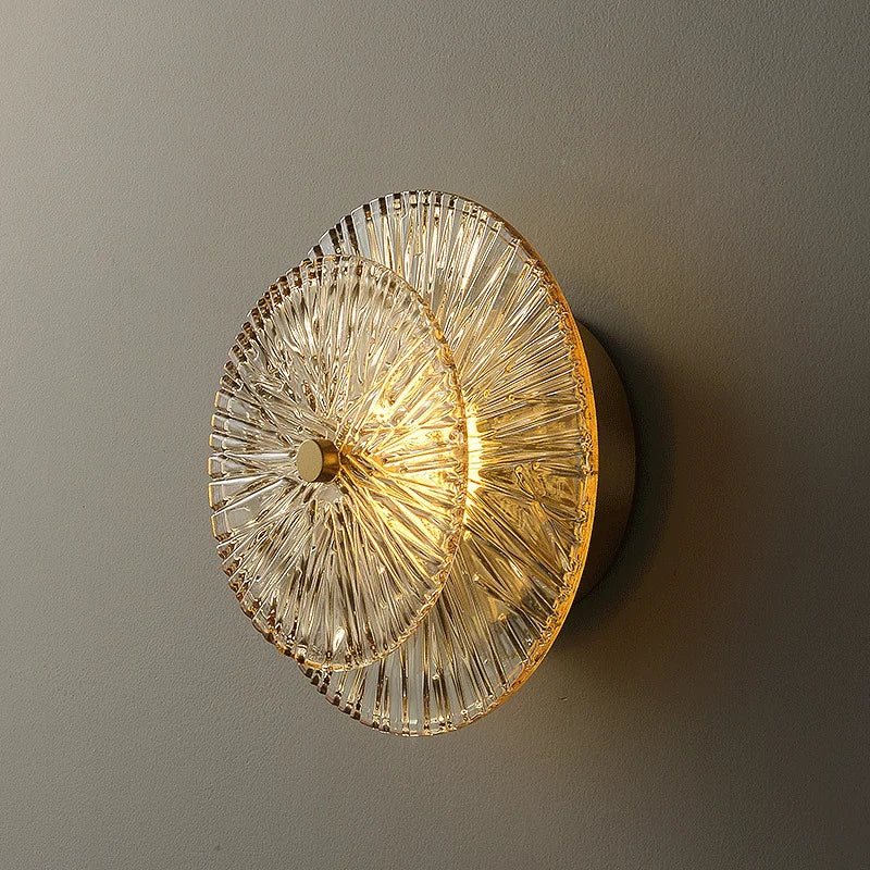 DecorBites™ Elegant Glass Wall Sconces for Luxurious Living Spaces