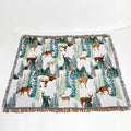 DecorBites™ Jacquard Sofa Blanket - Versatile Outdoor Picnic Mat & Bed Cover