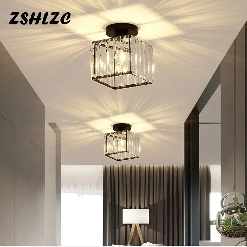 DecorBites™ Crystal LED Chandelier Ceiling Light for Home Decor & Lighting in Various Rooms