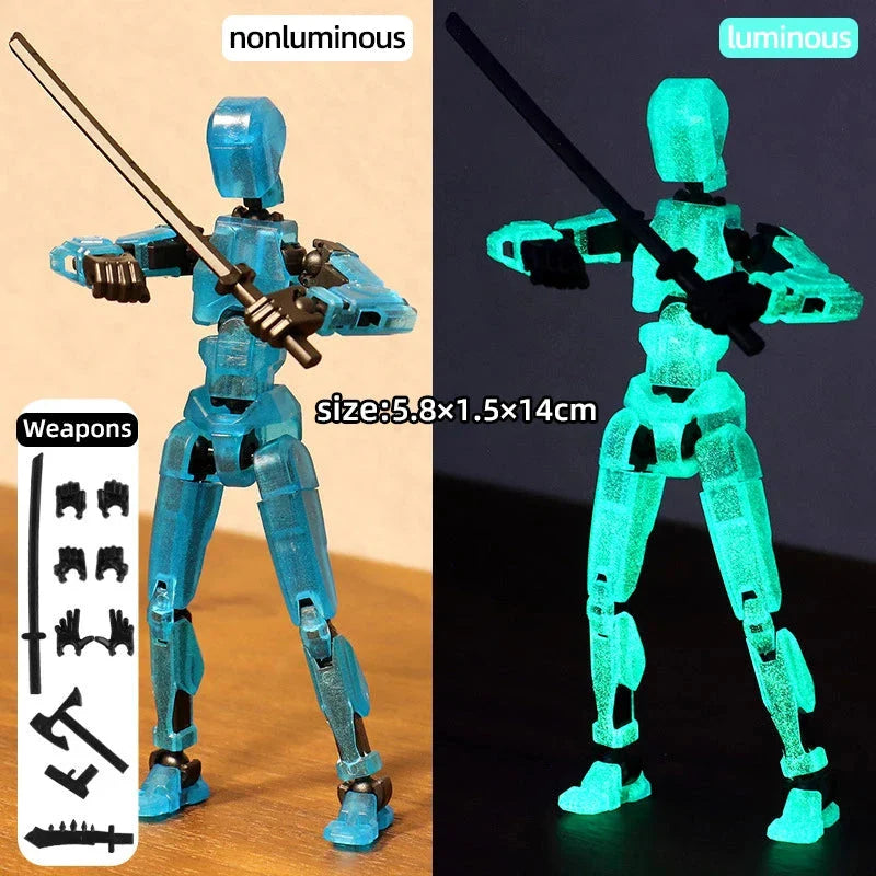 Multi-Jointed Movable Robot Mannequin – 13 Poseable Action Figures Toy