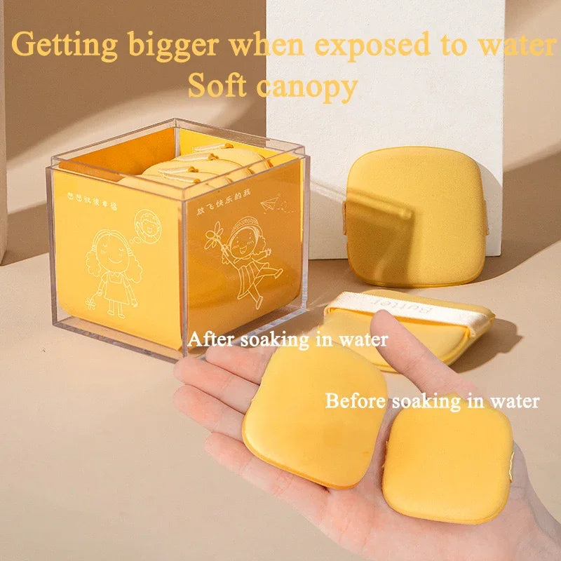 Moisture-Activated Makeup Sponge Puff | Dual-Sided Liquid Foundation Tool