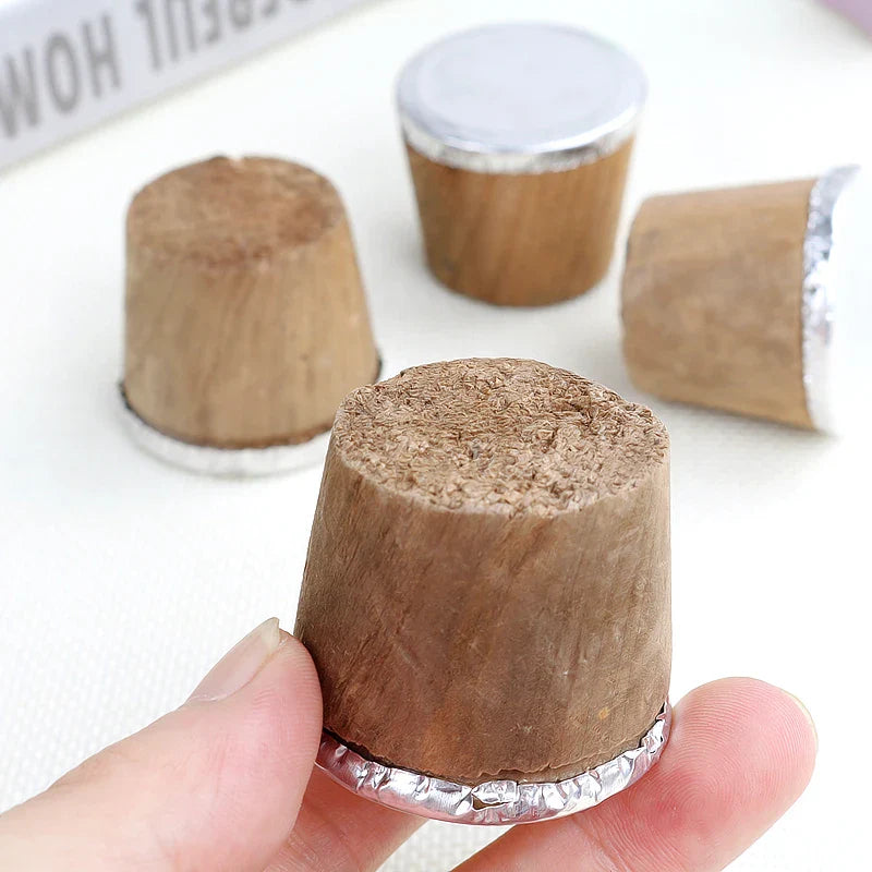 Natural Wood Thermos Stopper | Safe Cork Plug for Vacuum Flask Replacement