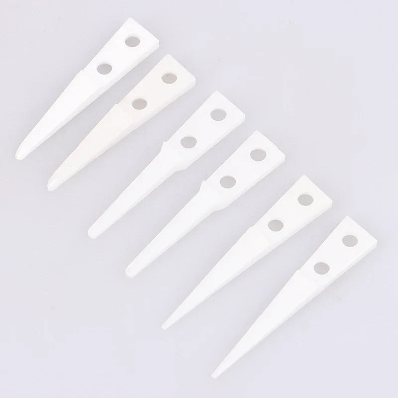 Anti-static Ceramic Tweezers Set | 2pcs Straight and Curved Tip for Electronics Repair