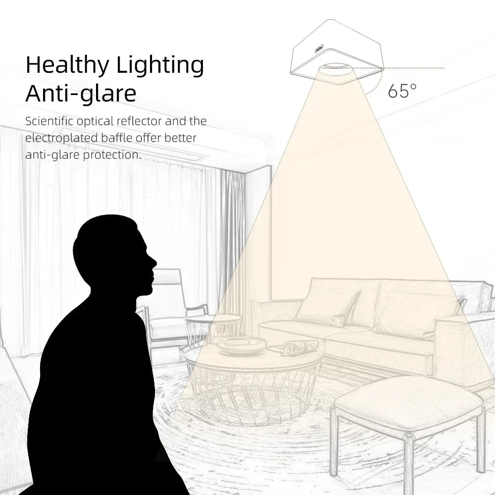 DecorBites™ 12W Ultra-thin LED Ceiling Light for Foyer Living Room