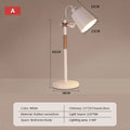 DecorBites™ Adjustable Wood Desk Lamp for Children's Study, Office, Bedroom - LED Reading Light