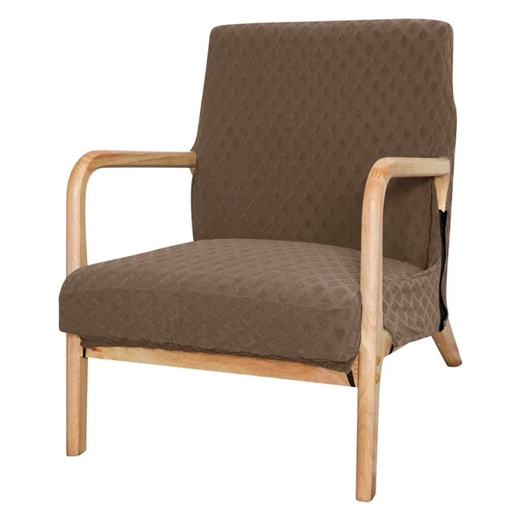 DecorBites™ Jacquard Elastic Seat Cover for Dining Room & Office Chairs