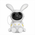 DecorBites™ Galaxy Bunny Astronaut Projector: Moon and Star Night Light for Children