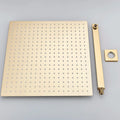 DecorBites™ 16" Luxury Rain Shower Head with Wall Mounted Shower Arm - Bathroom Accessory