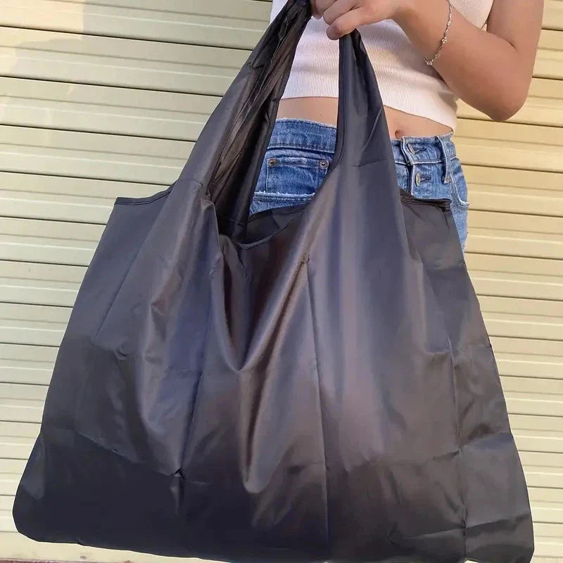 Large Capacity Foldable Grocery Bag – Waterproof Reusable Shopping Tote
