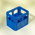 3D Printed Beer Crate Style Stackable Battery Storage Box | AA AAA 18650 21700 9V Organizer